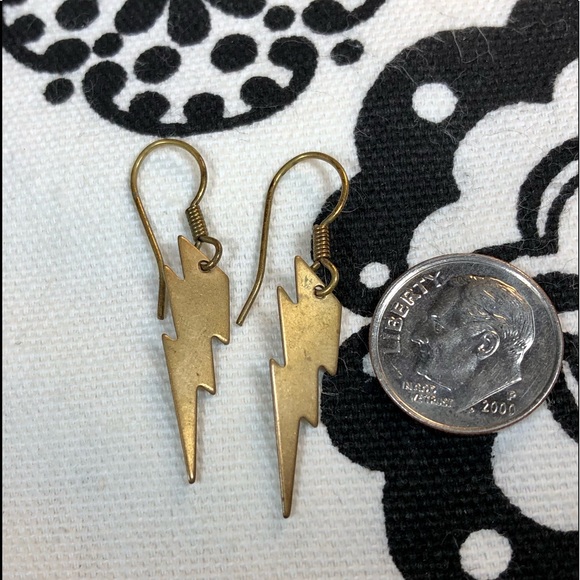 Lightning Bolt ⚡️ Dangle Earrings! - Picture 2 of 3
